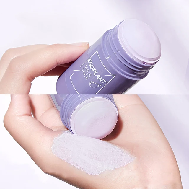 SEOMOU Hot Selling Facial Cleansing Clay Mask Green Tea Eggplant for Removal Blackheads
