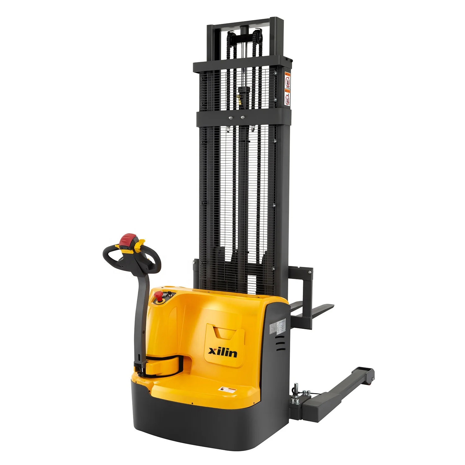 Xilin 1200kg 1.2 ton Pallet Lifter Walkie Electric Stacker With Straddle Legs