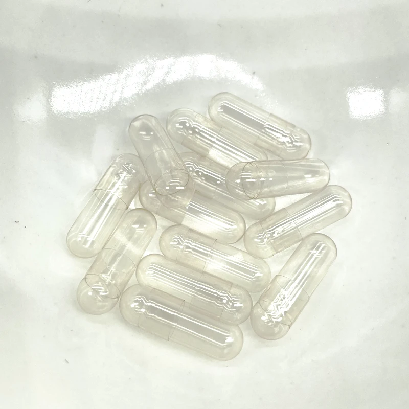 Size 0 Capsule shell bovine GELATIN CAPSULE FILLING POWDER TRANSPARENT WHITE