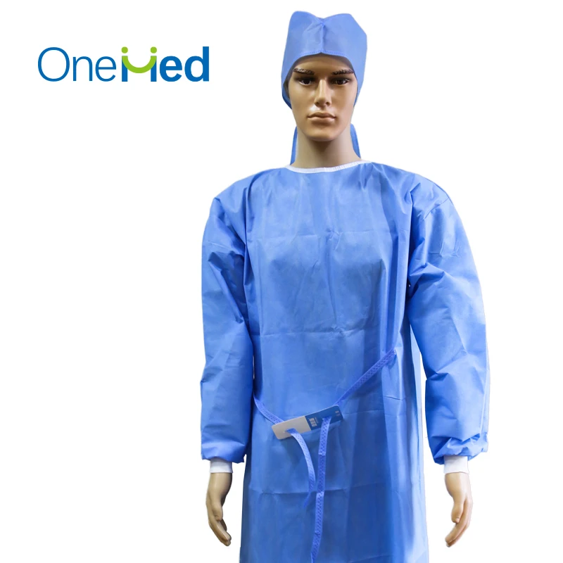 Disposable cep sleeves plastic isolation gown PP PE CPE Surgical gowns