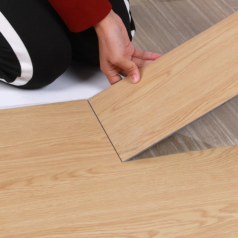 Modern Indoor Aba Ixpe Composite 3d Deep Embossed Luxury Plastic Interlocking Wood Texture Spc Vinyl Flooring