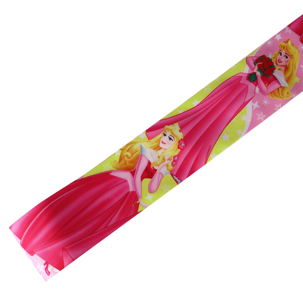 new arrival 75mm 3 inch princess cartoon printed grosgrain ribbon