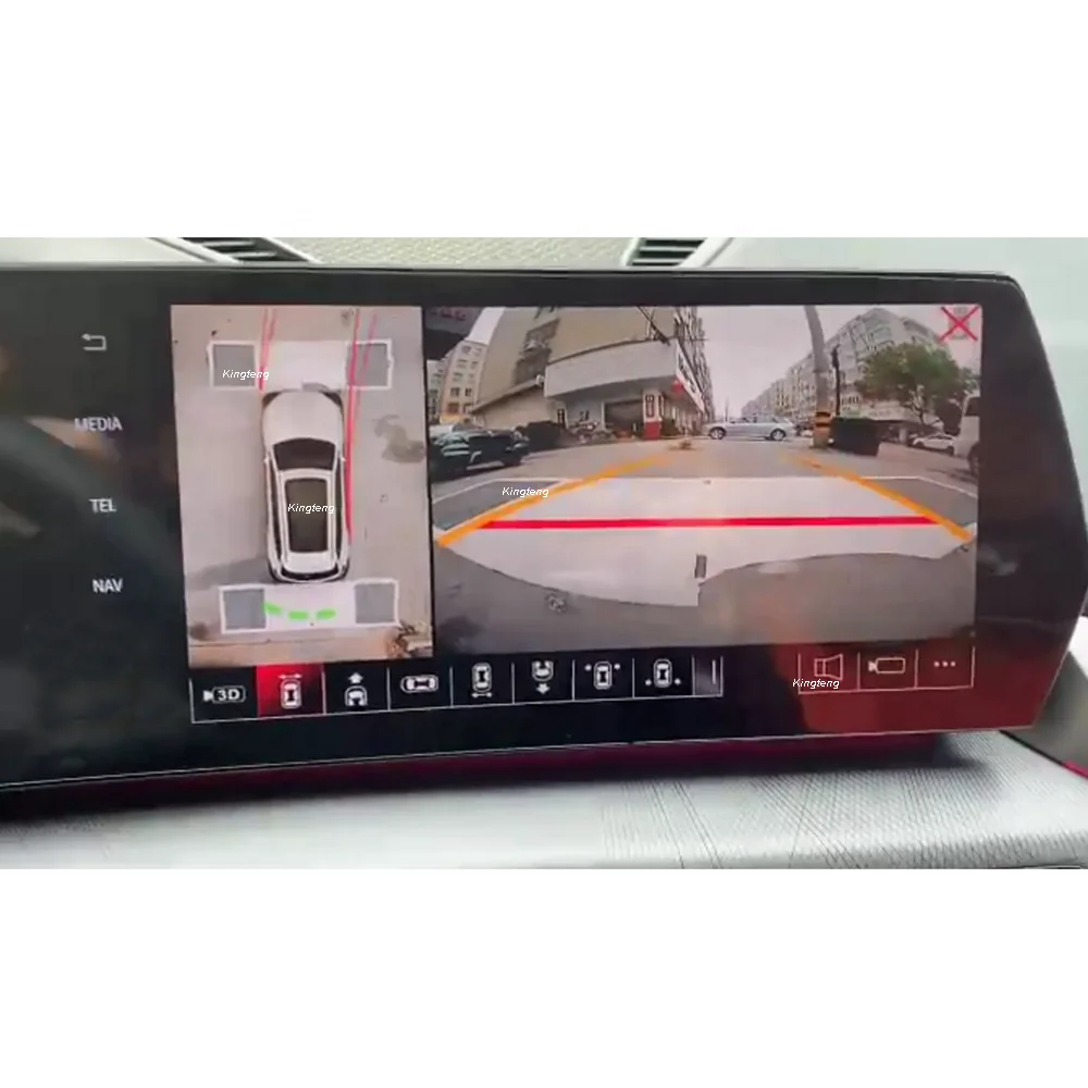 Модернизация экрана автомобиля от производителя 1080P HD 360 градусов система панорамной камеры заднего вида для BMW ID8 8 5 9