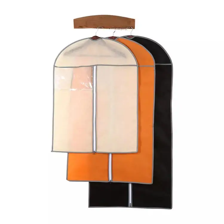 Высококачественный нетканый материал пылезащитный чехол роскошные сумки для одежды на молнии