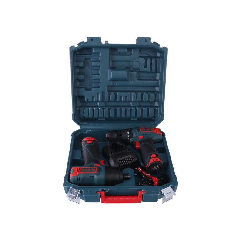 Good Product Ronix Model 8105K 12V Cordless Screwdriver and Cordless Impact Drill Driver Tools Set