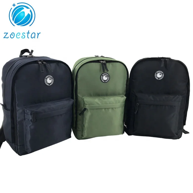 Nylon Laptop Sleeve Backpack Bag with Organizers Multiple Pockets Casual Travel School Book Bag Daypack