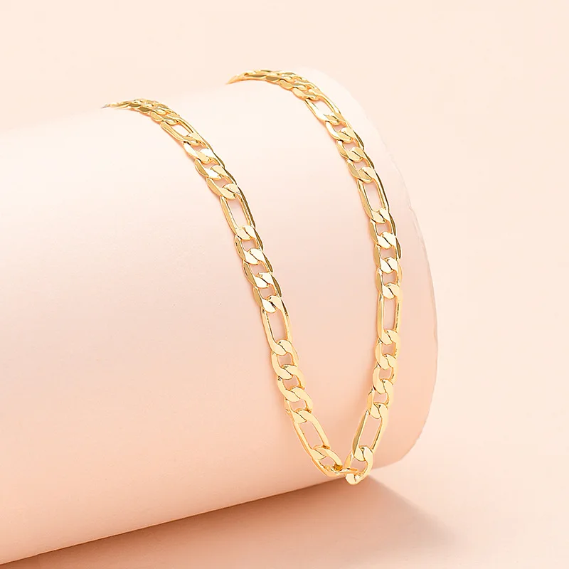 Factory Wholesale 925 Silver Plated Female Cross Chain Box Full Of Stars Melon Water Wave Matching Chain Necklace