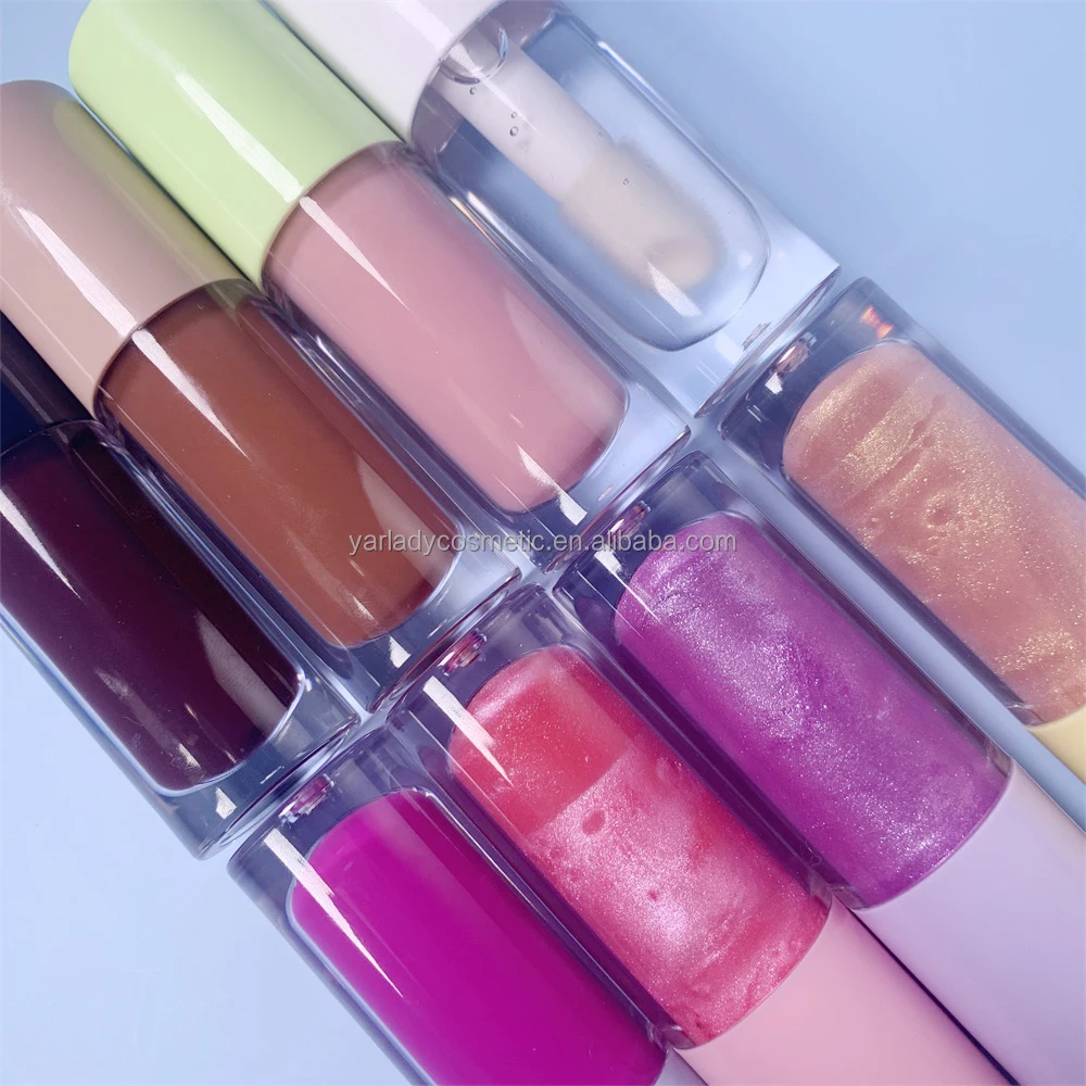 Lipgloss Supplier Make My Own Flavored Personalized Vegan Private Label Vitamin E Gloss Enhancer Lips OEM Glossy Lip Gloss