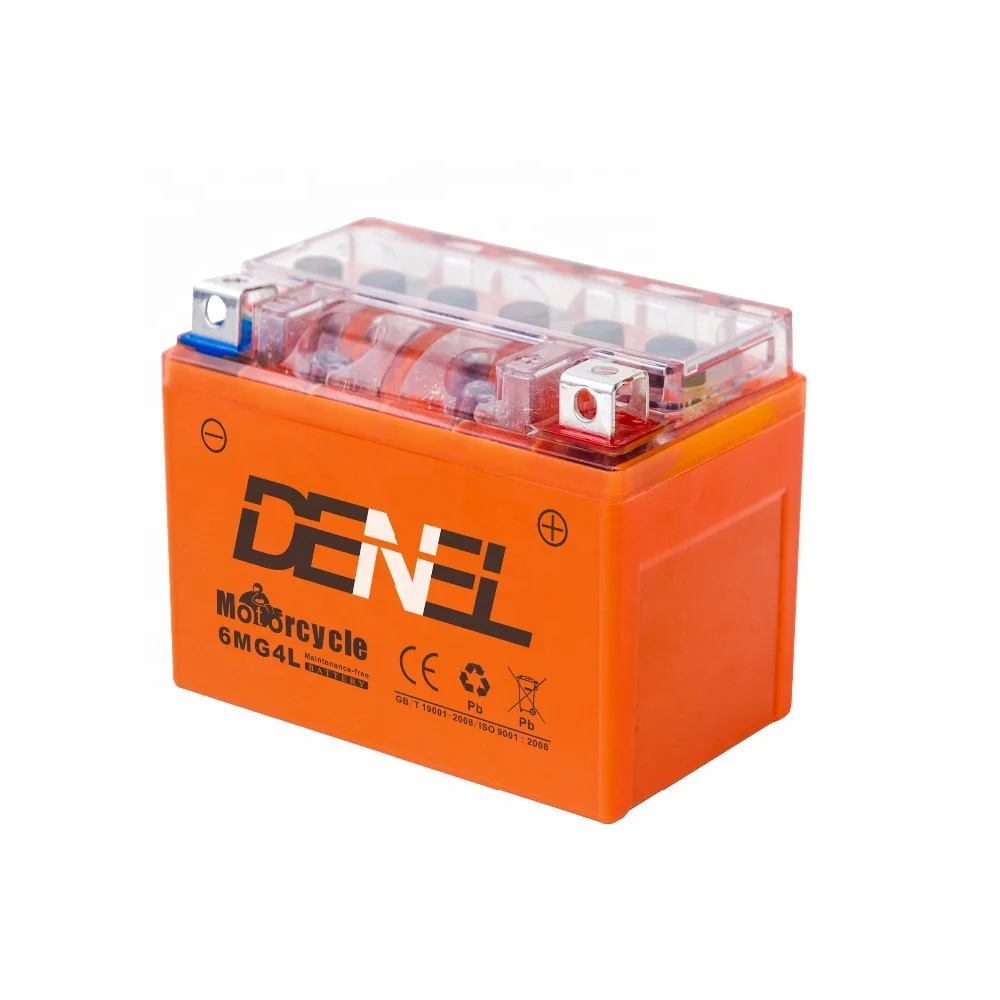 6MG4L Lead Acid Battery 12V4Ah motorcycle spare parts cf moto motorcycle battery
