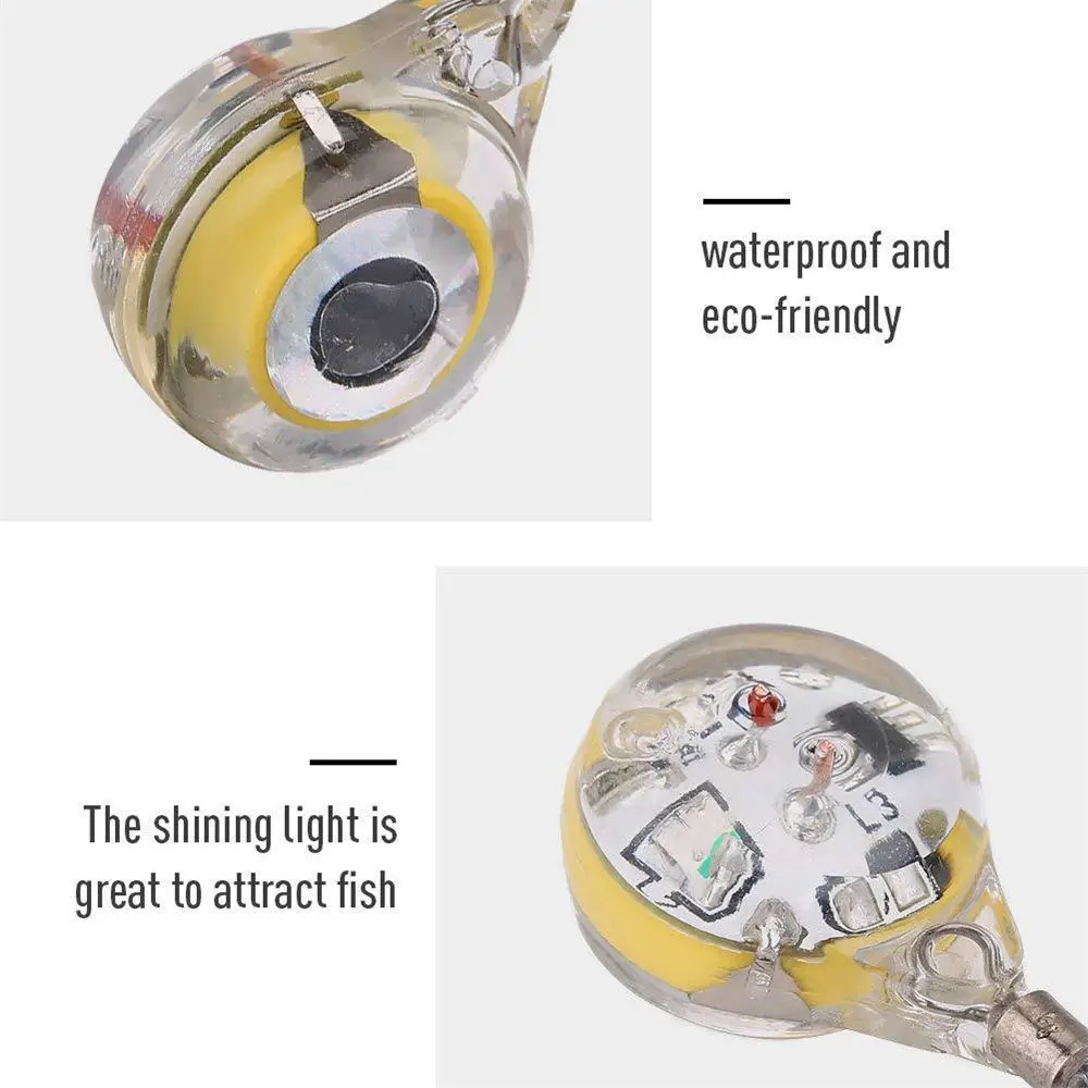New LED Underwater High Quality LED Deep Drop Underwater Eye Fish attract Lure Light Flashing Lamp