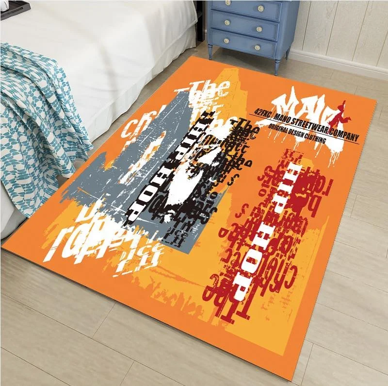 
Low Pile Hotel Room 100% polyester Carpet Cheap Anti-Slip Printed Woven Floor Rug Area Rug 