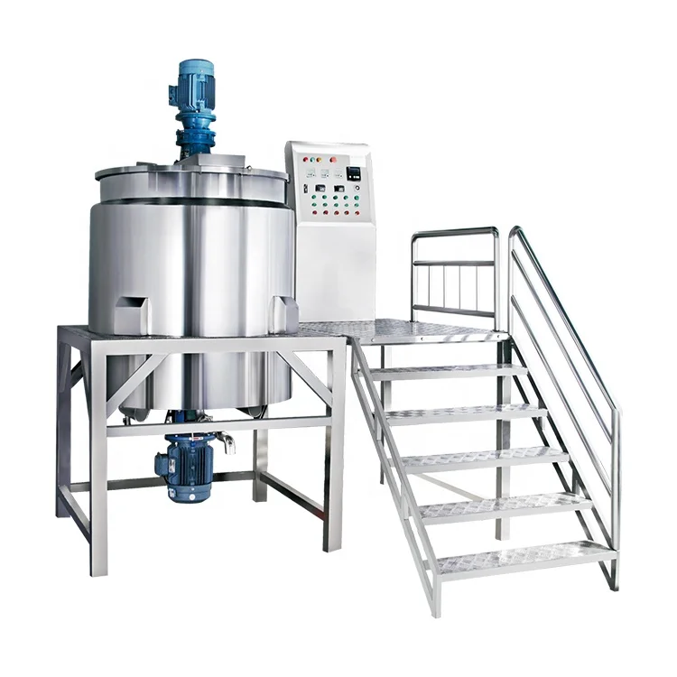 Steam Heating pharmaceutica liquid lotion food sauce stainless steel Making Equipment Mixing Machine