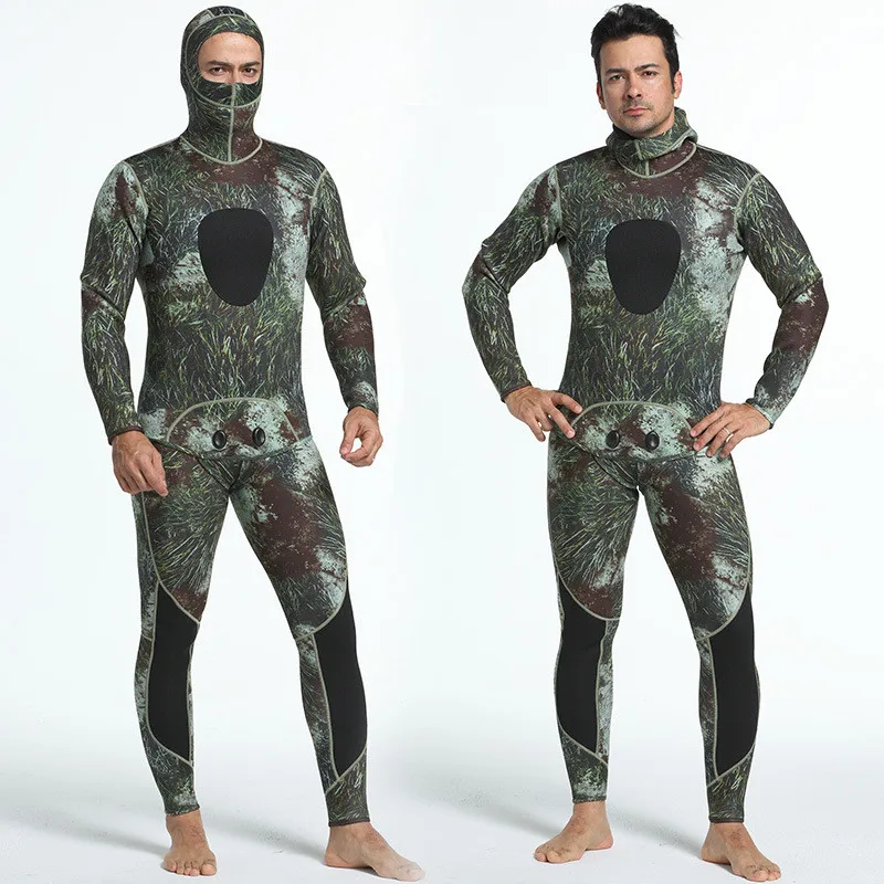 Профессиональный высококачественный неопреновый гидрокостюм с логотипом под заказ 3 мм для подводной охоты гидрокостюм для дайвинга полный костюм Камуфляжный гидрокостюм для мужчин