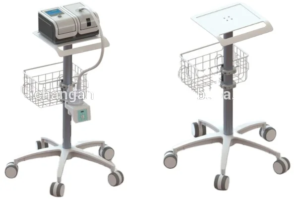 Design Ventilator Trolley for Emergency Medical Equipment Custom 2020 New Hospital Trolley Hospital Furniture 30% Prepaid +-1mm
