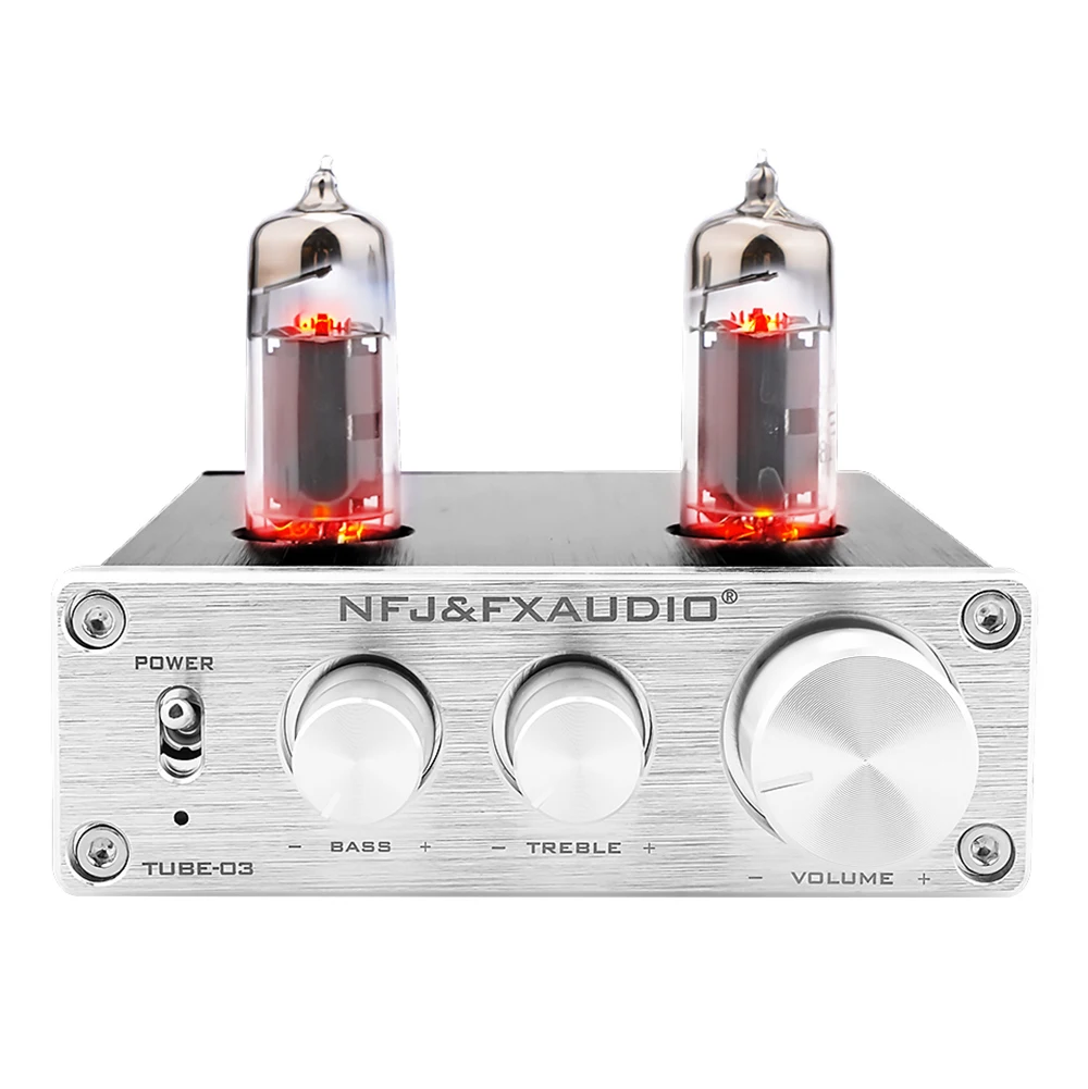 Трубка FXAUDIO 03 6K4/5654 портативная Hi-Fi стерео буфер USB трубка Предварительный усилитель вакуумная трубка буферный предусилитель 24 бит/96 кГц
