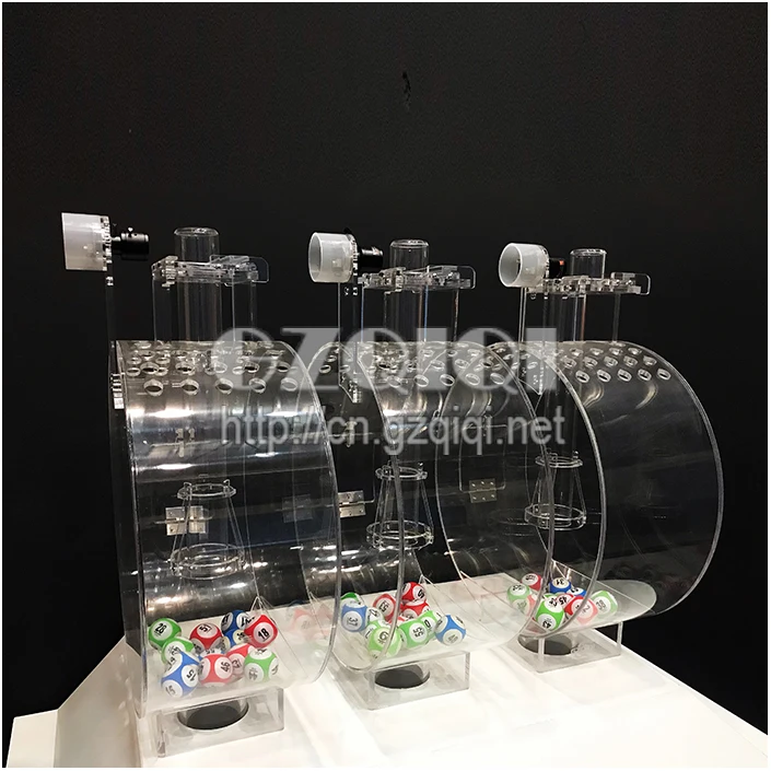 Customized multi-cylinder lottery machine with display screen