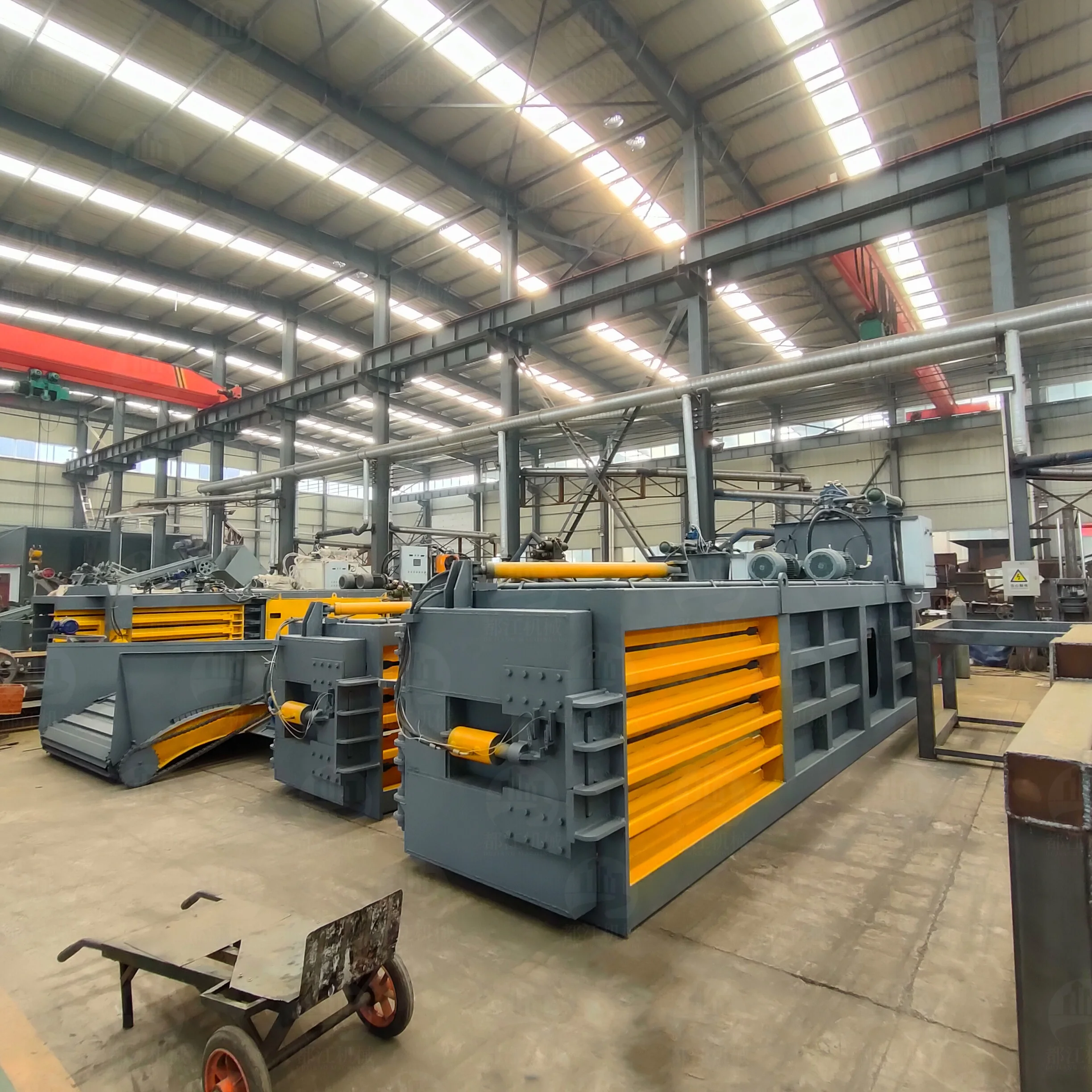 Car body baler baling machine for scrap steel metal for sale