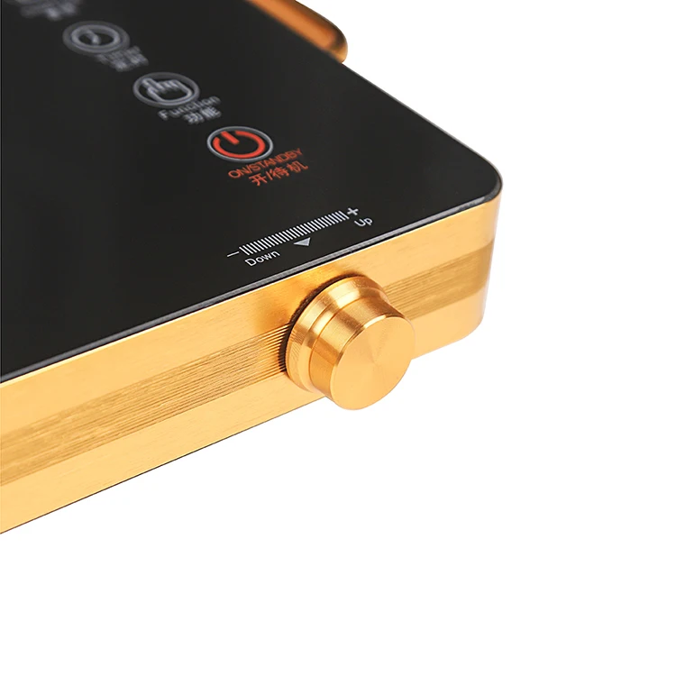 Hot Sell Aluminum alloy 2200w Single burner Touchpad Knob cooker induction commercial infrared cooker