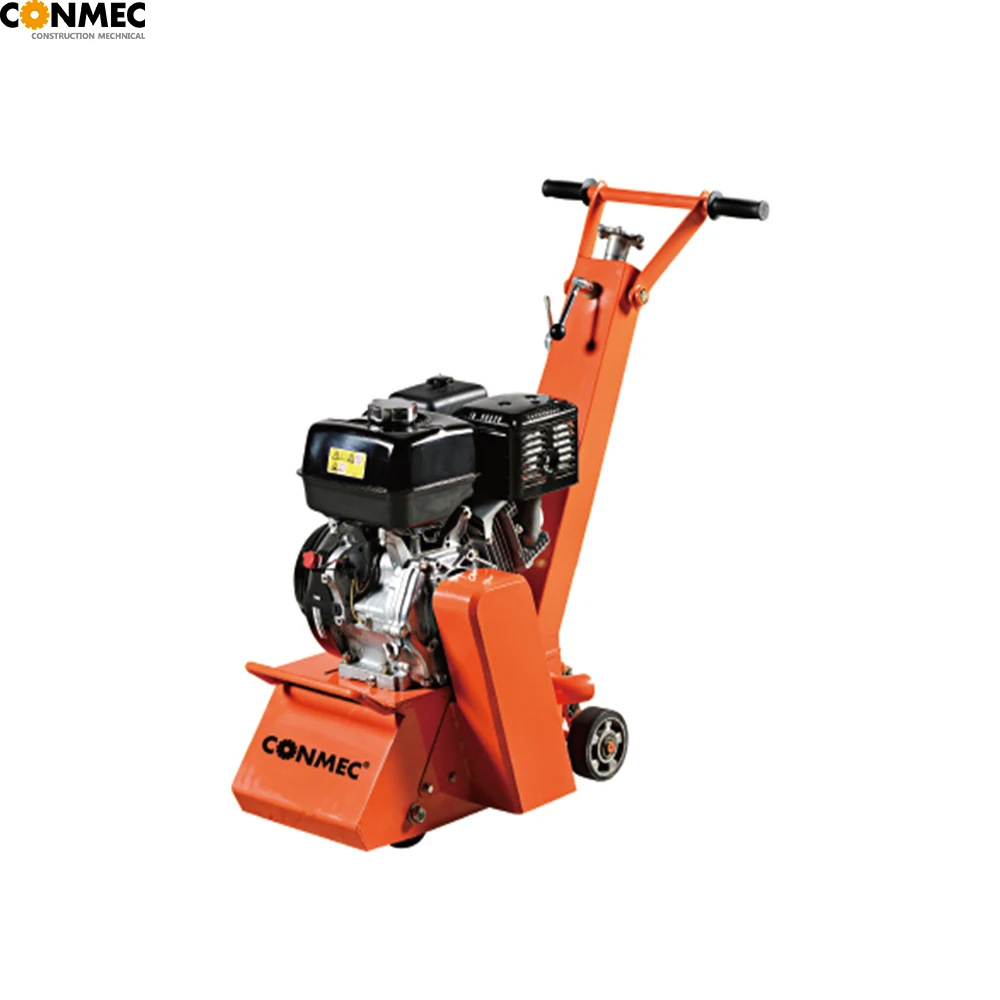 Long Lifetime Concrete Scarifying Comfortable Operation Power Coated Finish Dust Control Outlet Easy-Control Engine Stop Switch