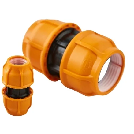 Irriplast Wholesale Coupling PN10 PP Compression Fittings Pipe Fittings Plastic Couping