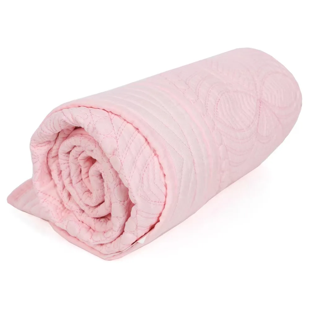 Wholesales Custom 100% Organic Cotton Blanket Thicken Muslin Swaddle Wrap Baby Quilt for