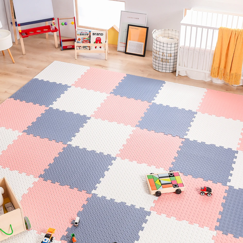 30cm 60cm thickness 1.2cm waterproof baby play floor Interlocking tatami eva foam puzzle mat for kids soft eva