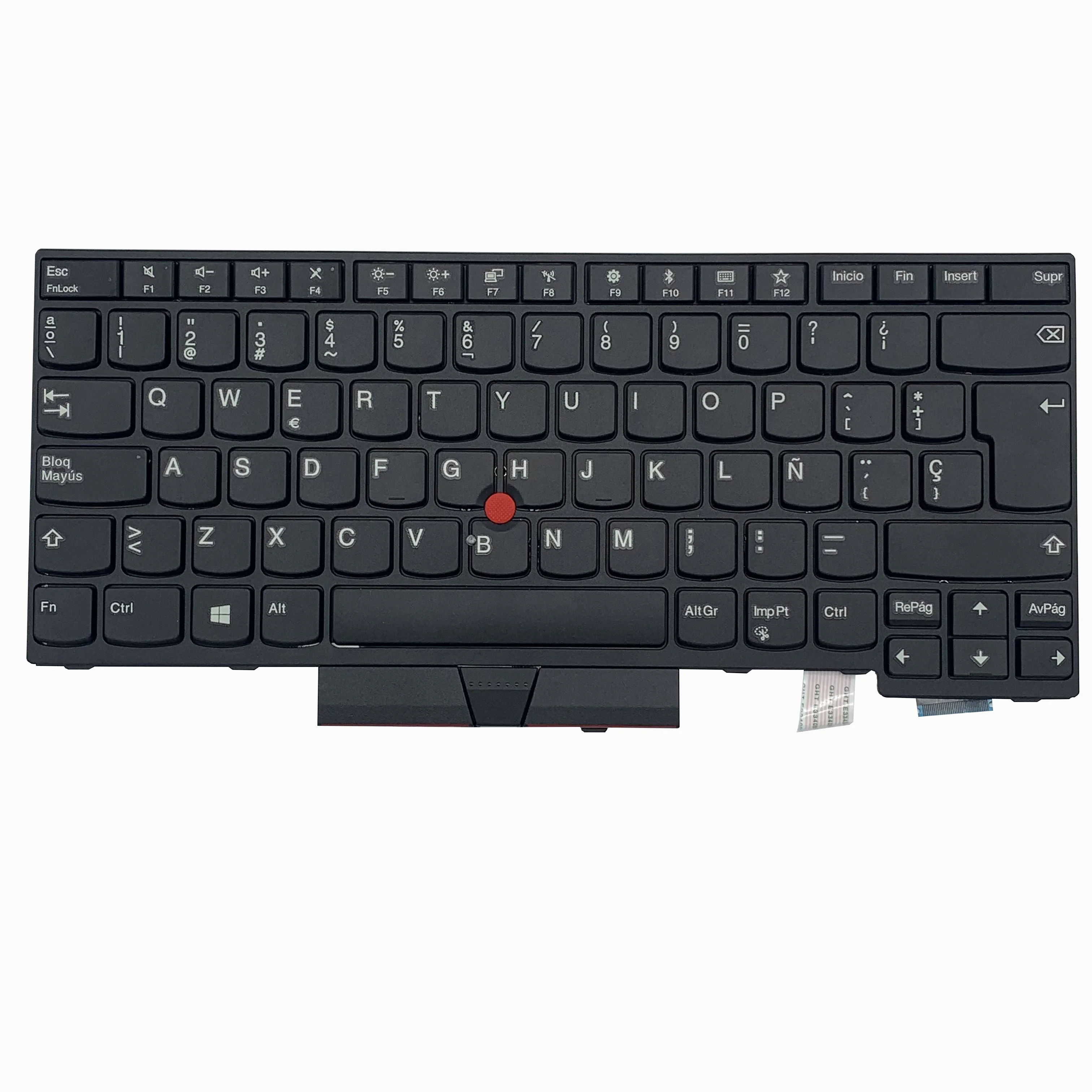 TECLADO T470 Spanish keyboard for Lenovo with backlight T470 T480 A475 A485 keyboard FRU 01AX497 01AX579
