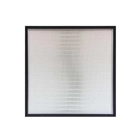 High efficiency filter without partition