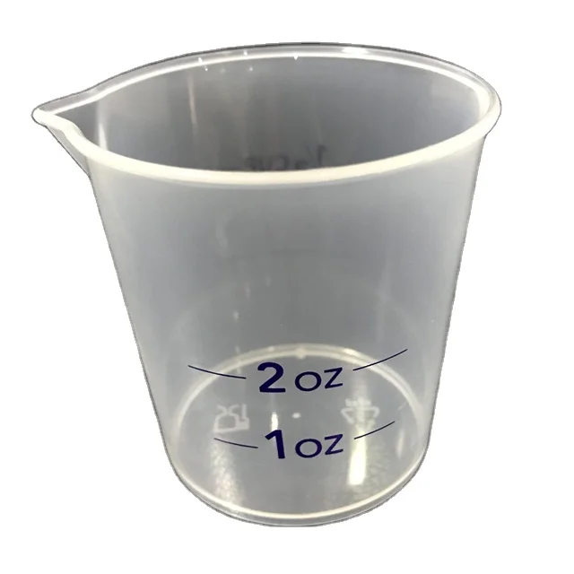 15ml 20ml 30ml 50ml 100ml 150ml 200ml 250ml plastic pp measuring cup for medicine