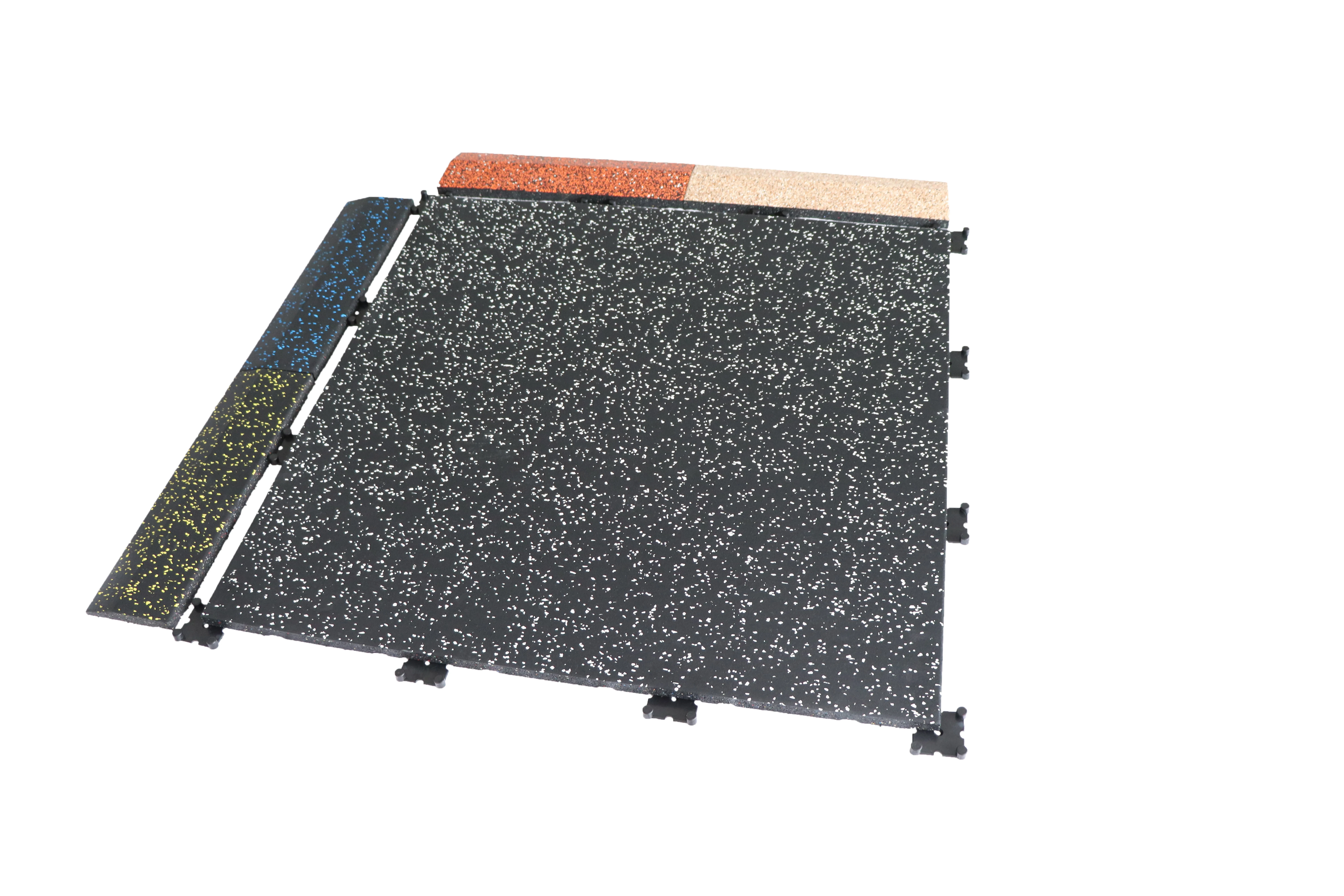 Wholesale interlocking  Anti Slip High Density Quality Fitness Sport  No- toxic Gym Mats Rubber Safety Flooring For Gym