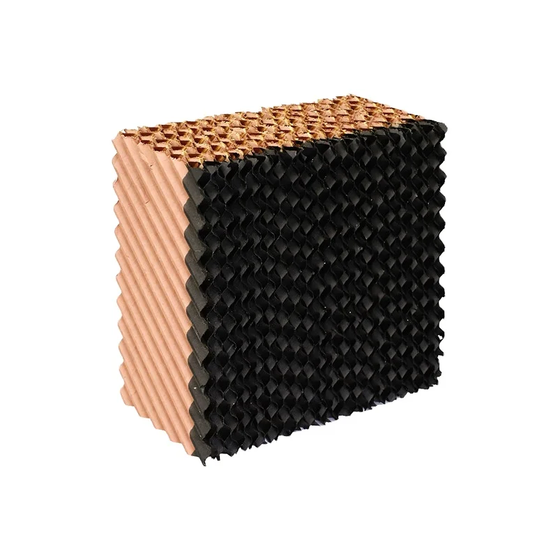 Kraft paper wall mount evaporative greenhouse poultry house water cooling pad