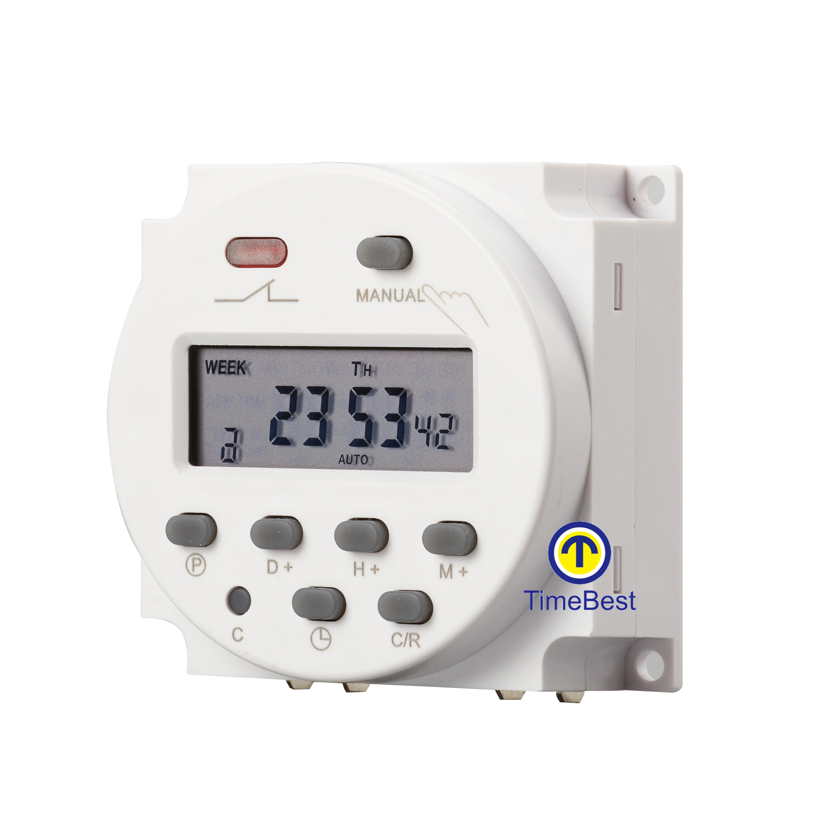 200 - 240 Dinrail 30 Amp Battery-powered Wall Timer Switch Power Outlet