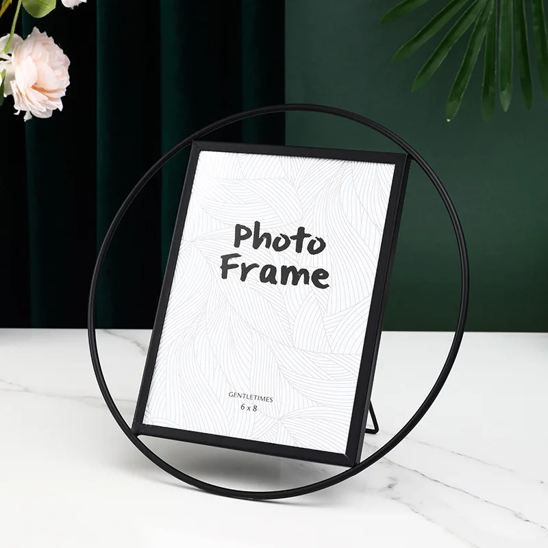 Gold Photo Modern Concise 4in 6in 7in Photos Use Glass Cover Art Picture Photo