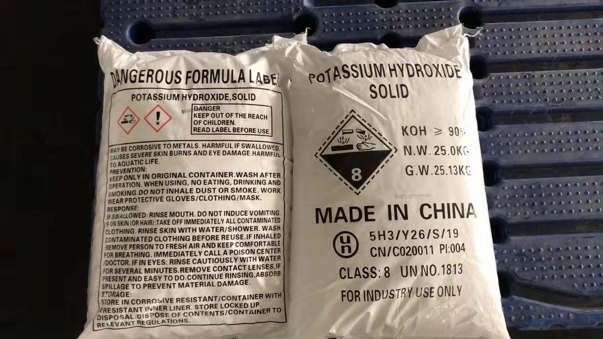
Potassium hydroxide flakes koh cas 1310-58-3 