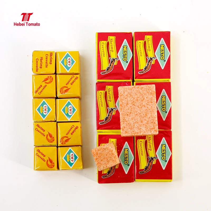 Hot Sell 4G 10G 12G Shrimp Flavor Soup Cube with Free Sample