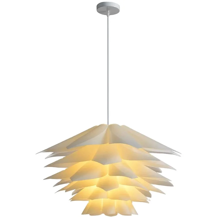 Современный подвесной светильник «сделай сам» из полипропилена, пластиковые лампы в виде лотоса