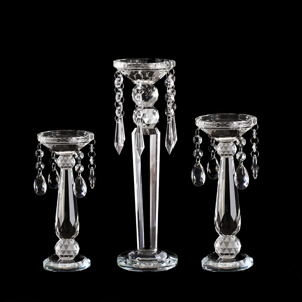 MH-Z014 single crystal candelabra crystal candle holder for home and wedding decoration
