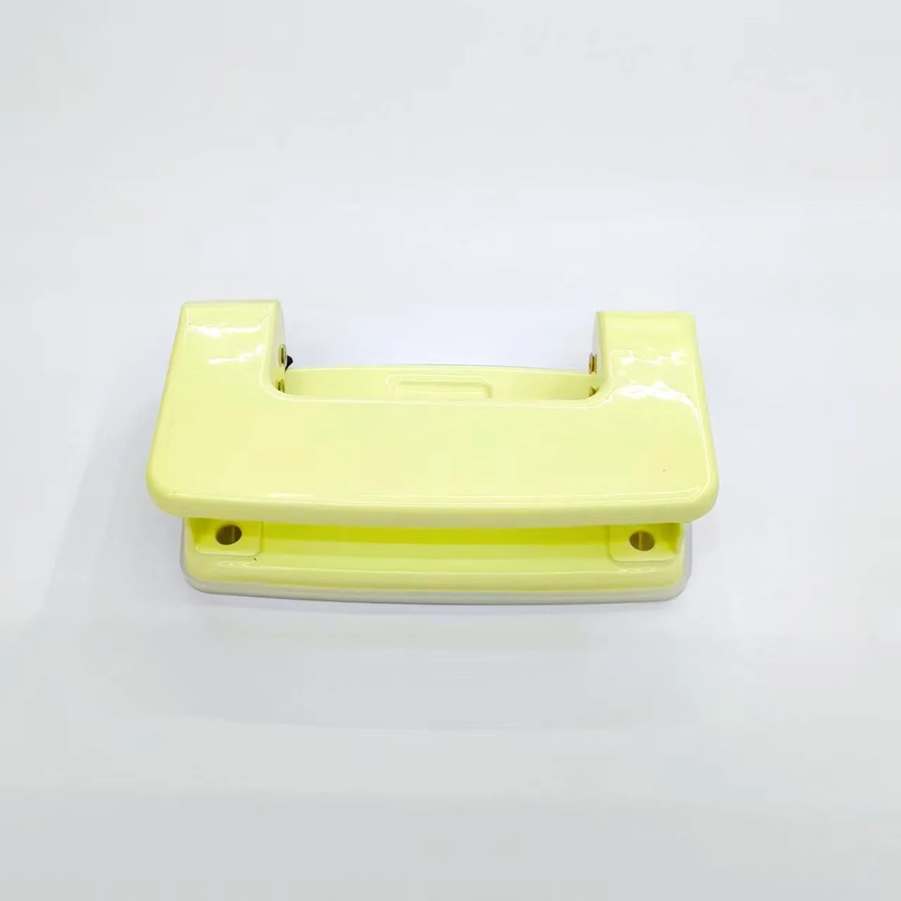 Macaron Color 10 Sheet Two Hole Reinforced Metallic Hole Punch with Waste Container Wholesale Manufacturer for School and Office
