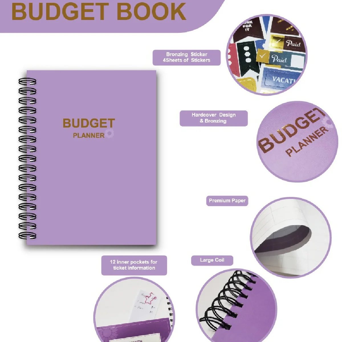 Premium Quality Looseleaf Note Book with PVC Cover Ideal for School Office and Personal Use