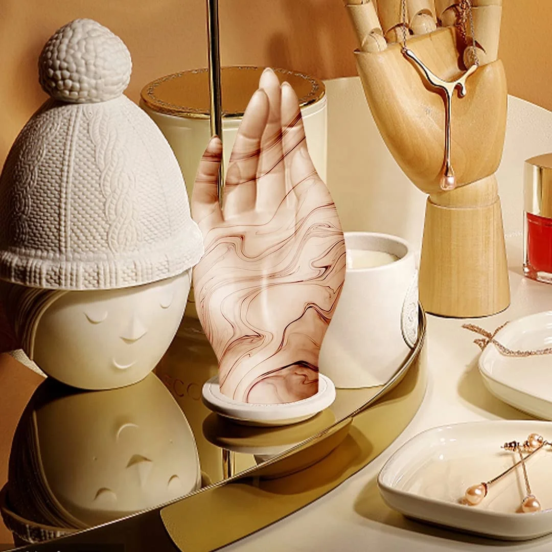 3D Hand Shaped Resin Casting Mold for DIY creative OK gesture candle moulds silicone mold wholesale epoxy hand resin mold