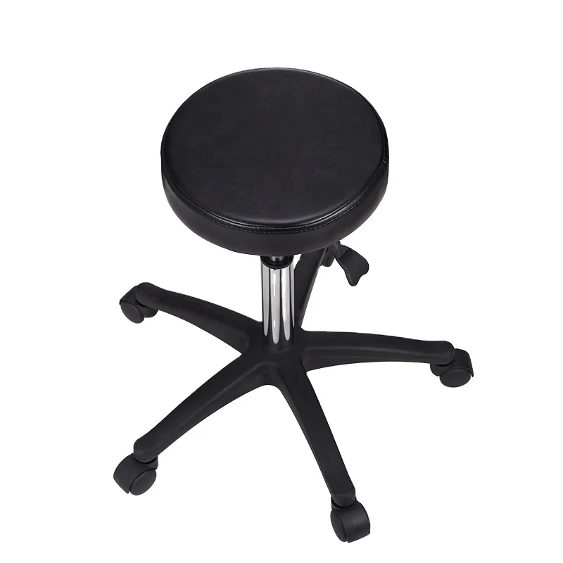 Kimya  white color PVC durable leather  aluminum alloy foot tattoo chair bed beautician tattoo artist stool