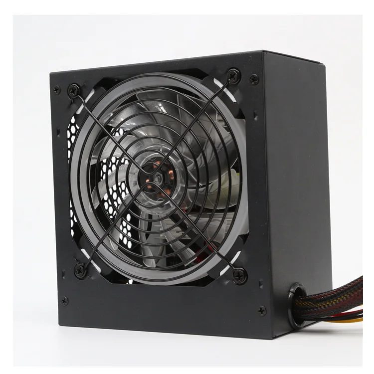 
New single voltage 80+500W/600W/700W/800W white card active transformer ATX high quality computer power supply 