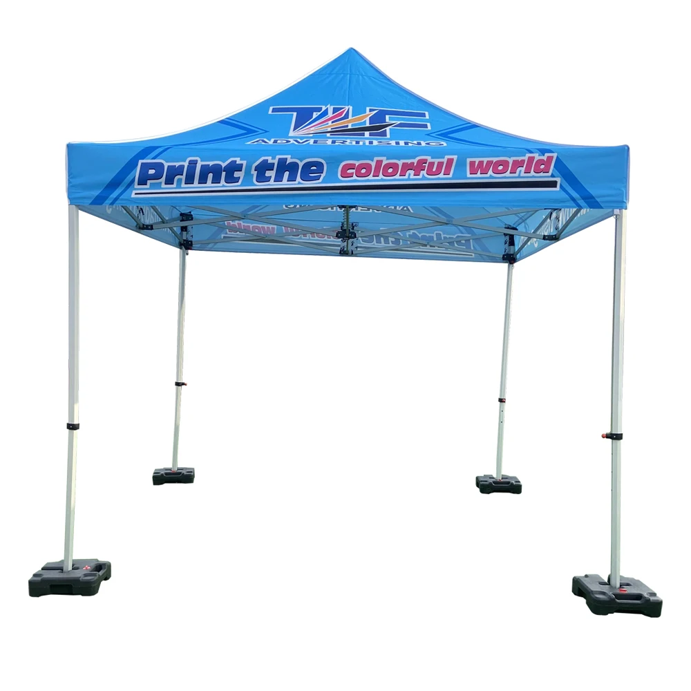 Custom Printed 3x3 Promotional Folding Event Awning Outdoor Sports Party Logo Wedding Marquee Gazebo Canopy for Trade Show Tents