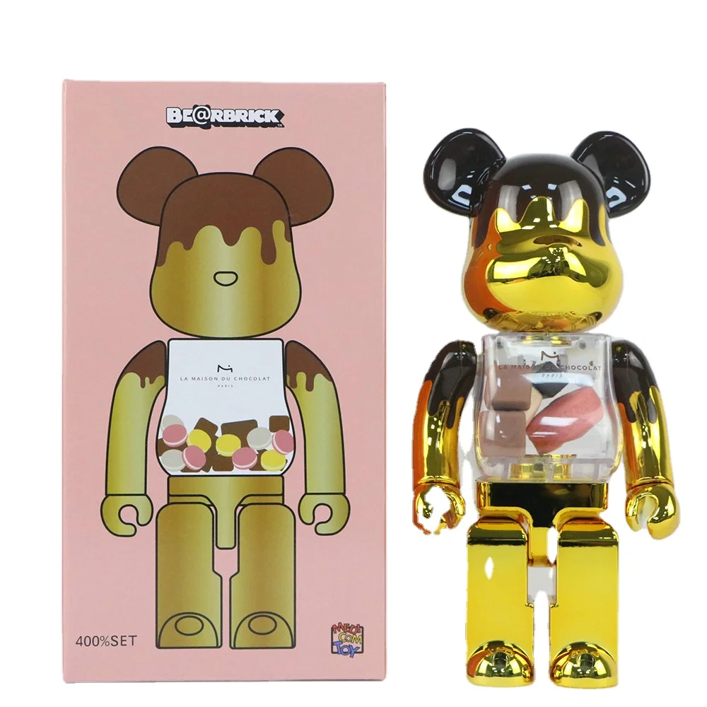 Bearbrick 100 Light Luxury BearBrick 100cm Exhibition Modern Art Crafts Bearbrick 100%