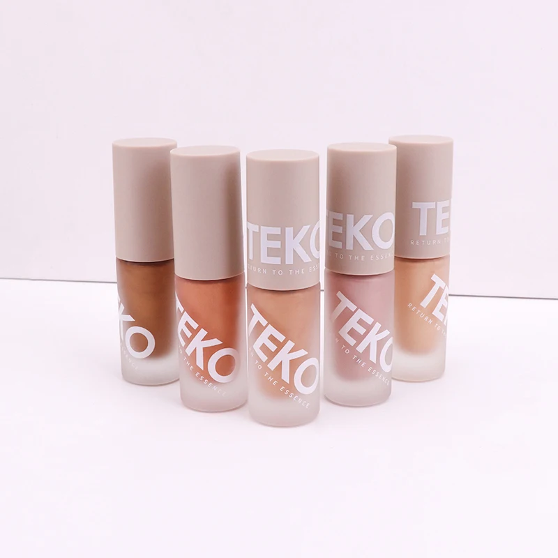 Private Label Liquid Highlighter Body Brighten Glow 5 Color Shine Glitter Body Illuminator For Makeup