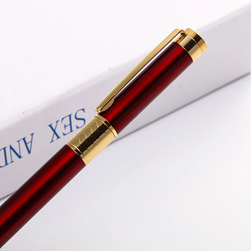 Luxury Business Gift Metal Fountain Pen Gold Nib Promotional Metal Pen With Personalized Logo