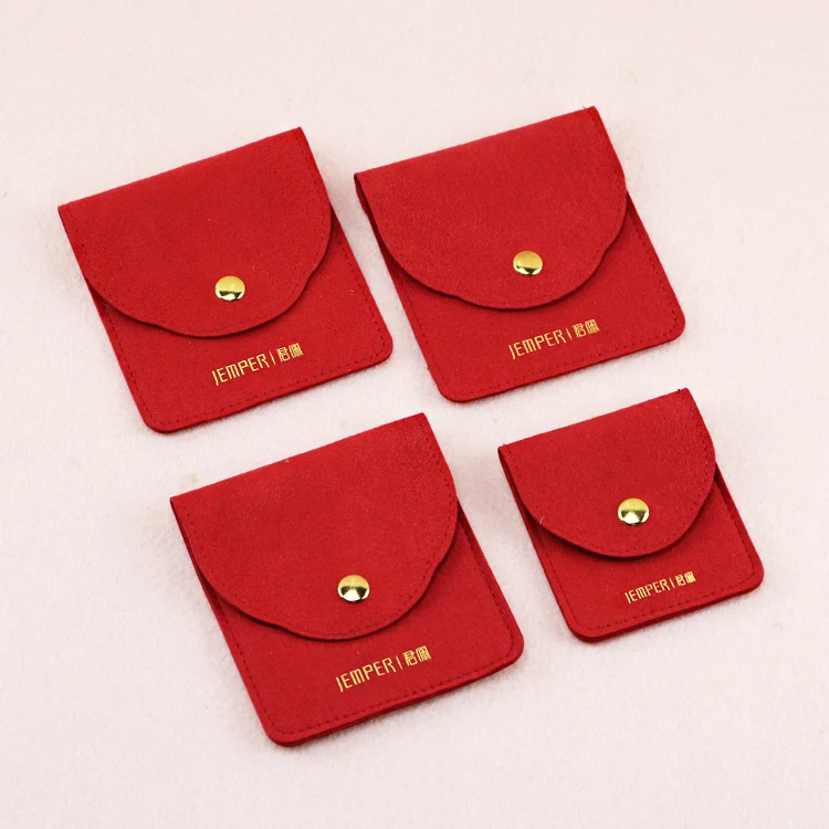2023 модный упаковочный мешочек для ювелирных изделий на заказ, замшевый мешочек для ювелирных изделий с внутренним слоем для сережек