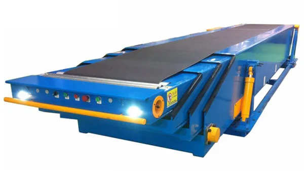 Hot Sell belt conveyor 3/4/5 sections Customized telescopic warehouse conveying equipment