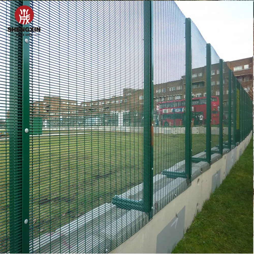 South Africa Anti Climb Galvanized Steel Wire Prison Mesh 358 Security Fence