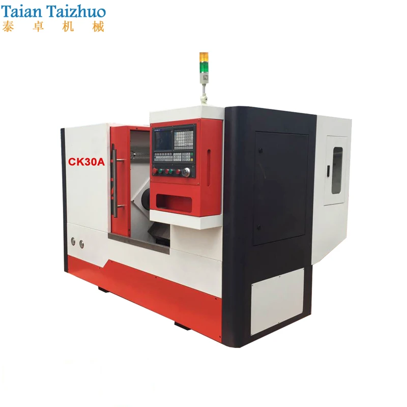 Used Slant Bed CNC Lathe With FANUC Controller TCK30A For Sale